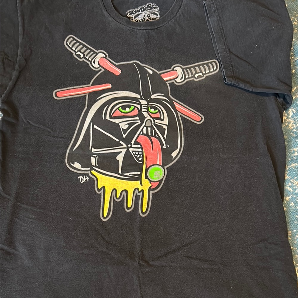 Black Seedless  Vader Graphic Mens XL T-Shirt limited edition